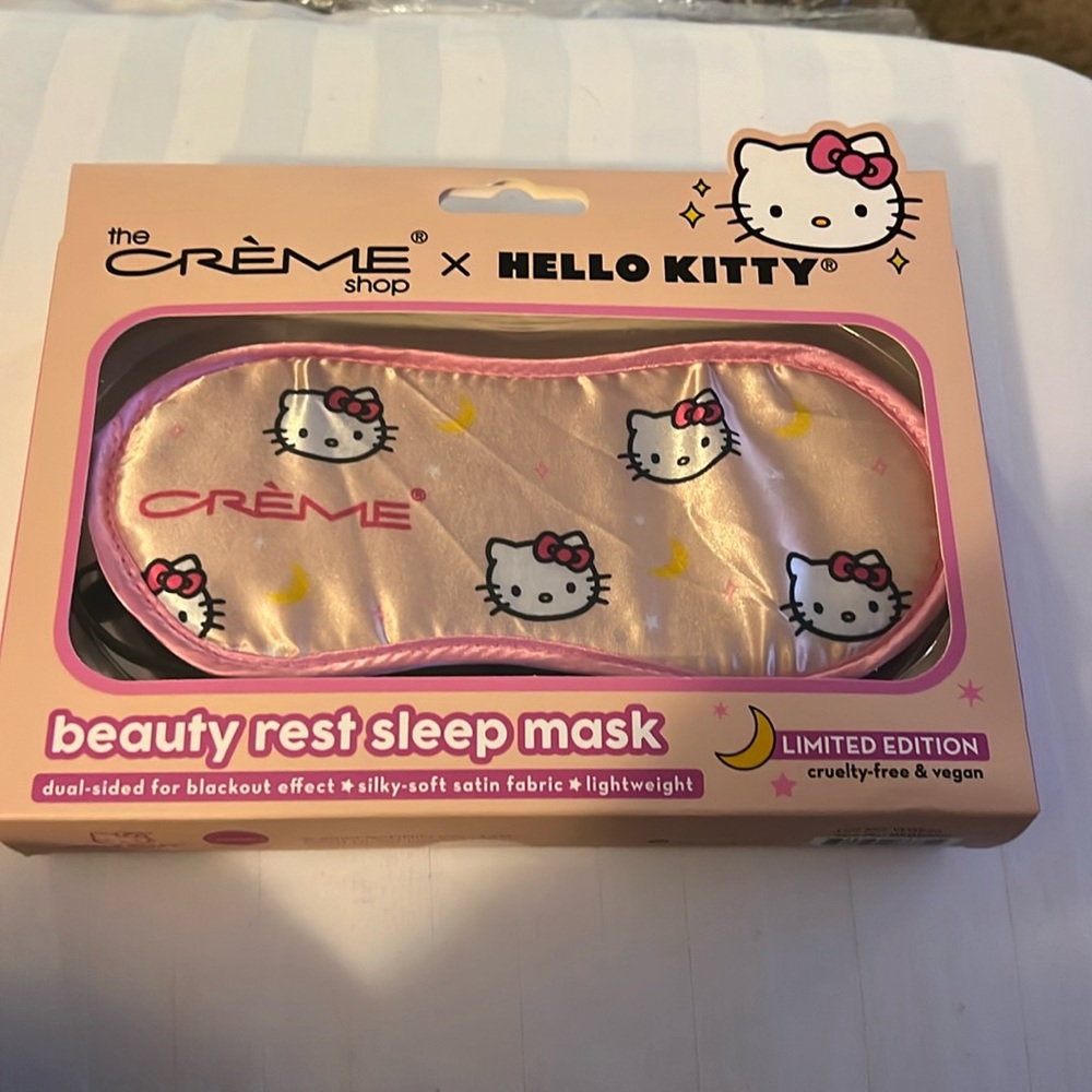 New Hello Kitty Sleeping Mask Beauty Rest The Creme Shop Pink Y2K Sanrio new